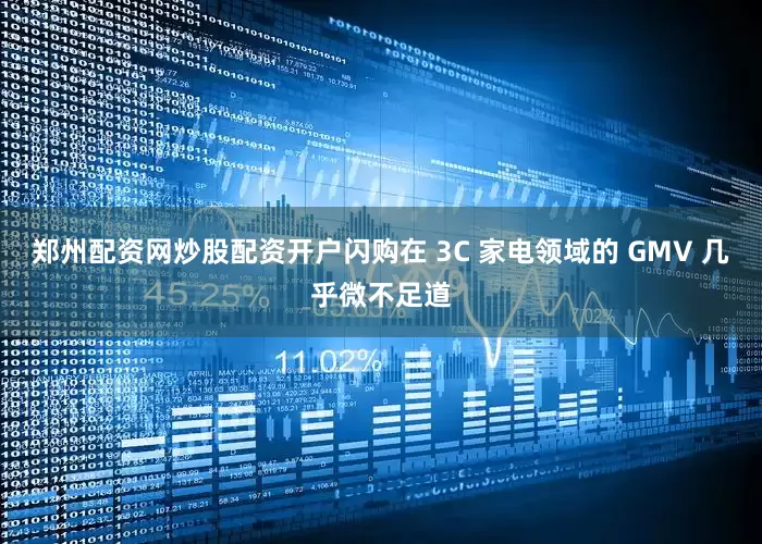 郑州配资网炒股配资开户闪购在 3C 家电领域的 GMV 几乎微不足道